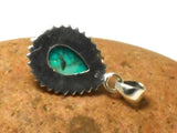 Blue Tibetan TURQUOISE Sterling Silver 925 Gemstone Pendant