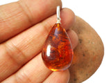 Natural Amber Pendant Handcrafted Sterling Silver Boho Necklace • Unique Artisan Gemstone Jewelry