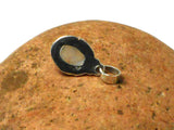 Small Oval MOONSTONE Sterling Silver 925 Gemstone Pendant