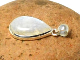 Fiery Teardrop Grade 'A' MOONSTONE Sterling Silver 925 Gemstone Pendant
