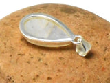 Fiery Teardrop Grade 'A' MOONSTONE Sterling Silver 925 Gemstone Pendant