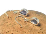 Purple AMETHYST Sterling Silver Gemstone Earrings 925 - (AMER2903182)