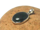 Green Oval Aventurine Sterling Silver 925 Gemstone Pendant