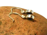 Small Fiery Oval Australian Opal Sterling Silver 925 Gemstone Drop Dangle Earrings- 5 x 7 mm