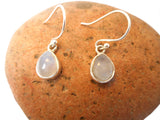 MOONSTONE Gemstone Earrings 925: Bohemian Sterling Silver Jewellery