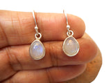 MOONSTONE Gemstone Earrings 925: Bohemian Sterling Silver Jewellery