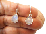 MOONSTONE Gemstone Earrings 925: Bohemian Sterling Silver Jewellery