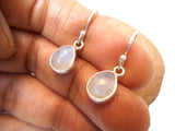MOONSTONE Gemstone Earrings 925: Bohemian Sterling Silver Jewellery