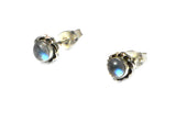 MOONSTONE Sterling Silver 925 Gemstone STUD / Earrings