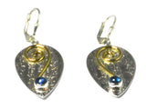 KYANITE Sterling Silver 925 Gemstone Earrings - (KYER2609161)