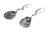 TANZANITE Sterling Silver Gemstone Earrings 925 - (TZE2609161)