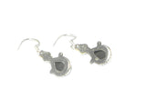 Fiery LABRADORITE Sterling Silver Gemstone Drop Dangle Earrings 925