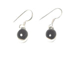 Red GARNET Gemstone Earrings: Bohemian Sterling Silver Jewellery