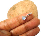 Small Teardrop MOONSTONE Sterling Silver 925 Gemstone Pendant Necklace