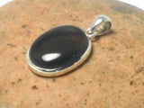 Brown Oval Smoky QUARTZ Sterling Silver 925 Gemstone Pendant