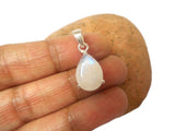 Teardrop MOONSTONE Sterling Silver 925 Gemstone Pendant