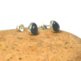 Fiery LABRADORITE Pear Shaped Sterling Silver Gemstone Stud Earrings 925 - 5 x 7 mm