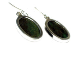 RUBY ZOISITE Sterling Silver 925 Gemstone Earrings - (RZE0806171)