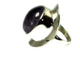 AMETHYST Sterling Silver 925 Gemstone Ring (Size N) - (AMR1306173)