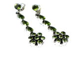 PERIDOT Sterling Silver 925 Gemstone Earrings - (PDE1207171)