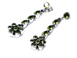 PERIDOT Sterling Silver 925 Gemstone Earrings - (PDE1207171)