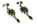 PERIDOT Sterling Silver 925 Gemstone Earrings - (PDE1207172)