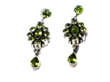 PERIDOT Sterling Silver 925 Gemstone Earrings - (PDE1207172)