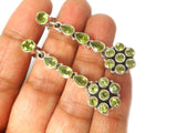 PERIDOT Sterling Silver 925 Gemstone Earrings